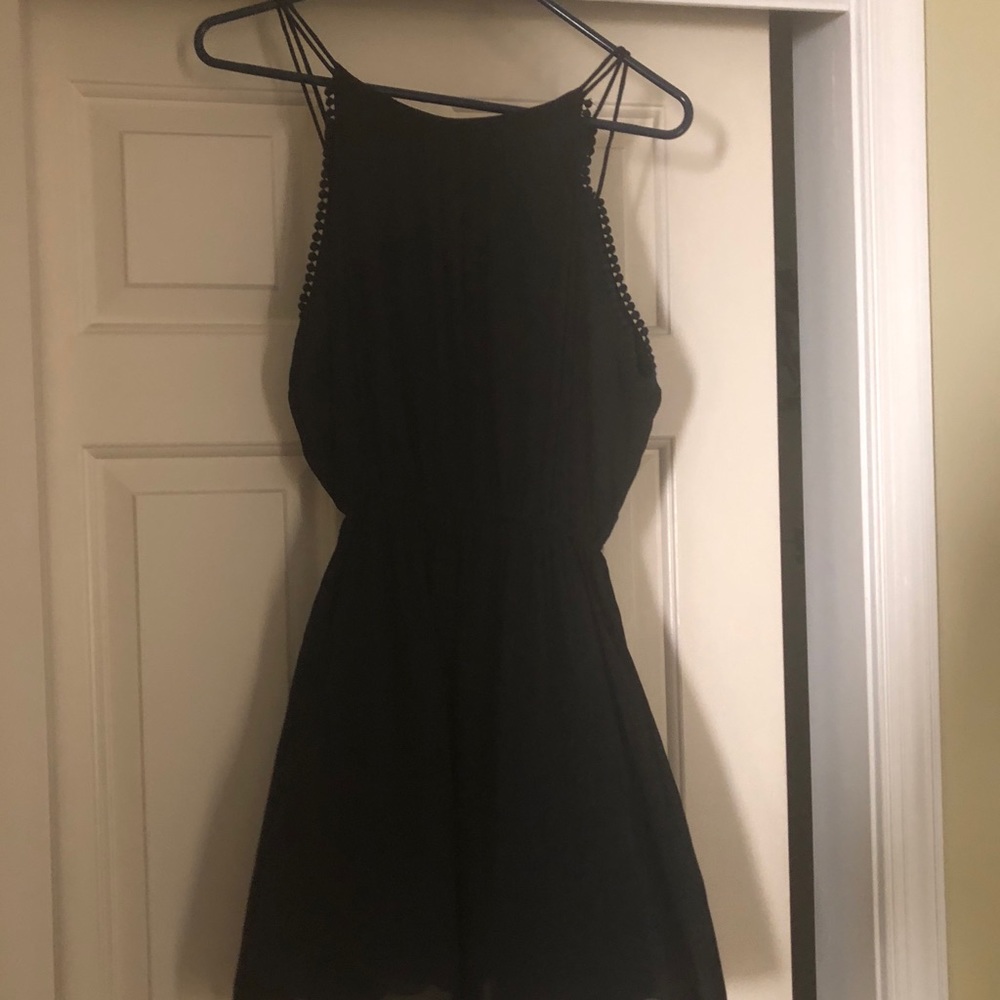 Cute navy halter dress